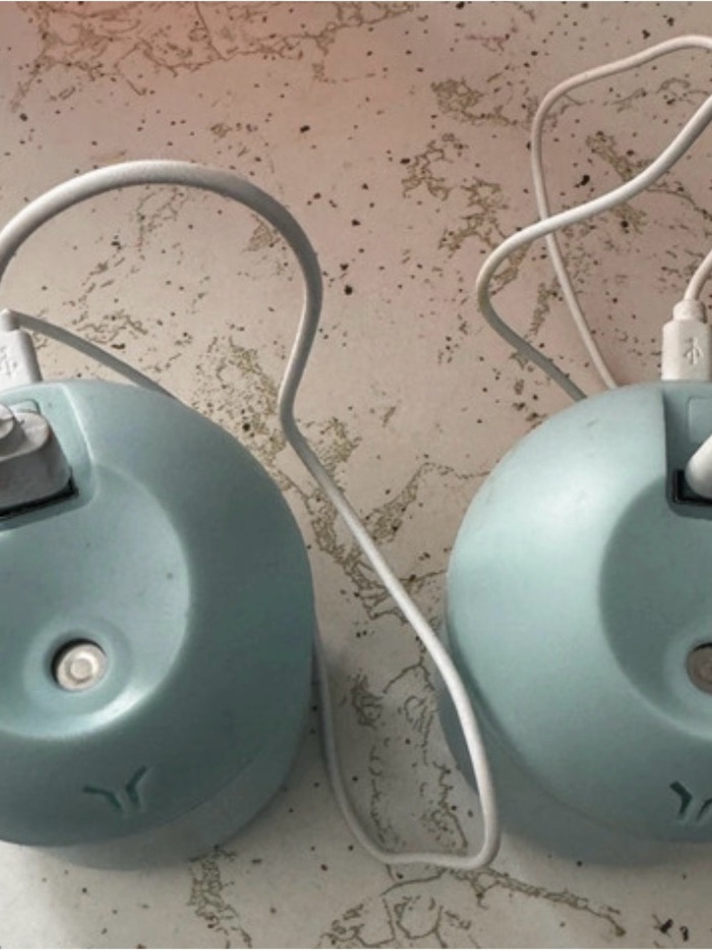 Pair of Seafoam Blue Electronic Diffusers